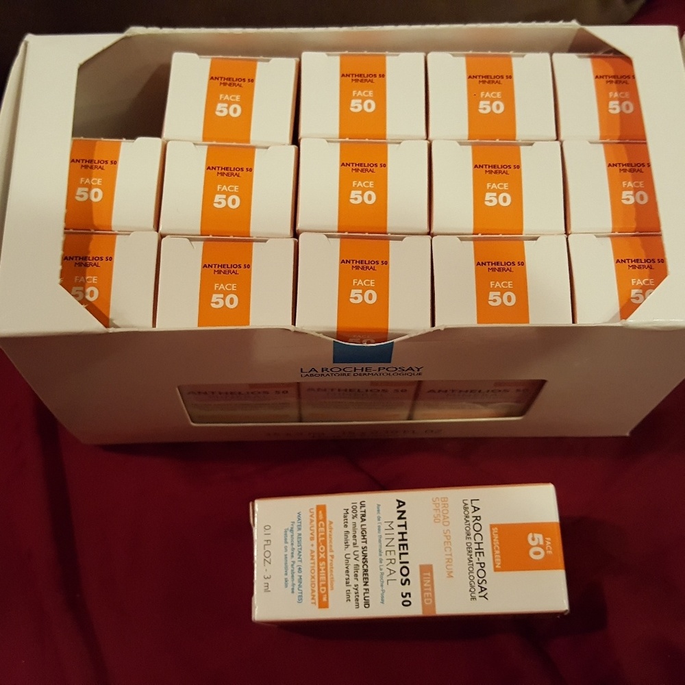 anthelios 50 spf sunscreenmineral travel size x15